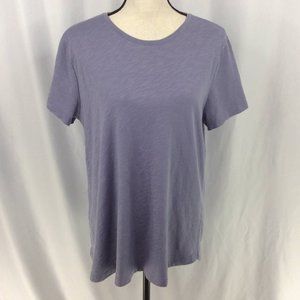 **OFF-SEASON CLEARANCE** Felina - Lavender Short Sleeve Round Hem Slub Knit Tee